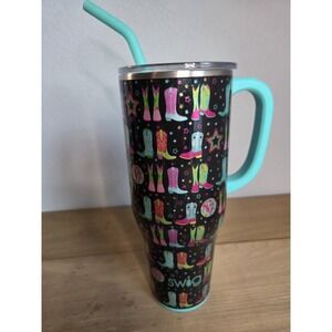 SWIG LIFE: DISCO COWGIRL 40 OUNCE MEGA TUMBLER- FALL 2024 Boots Western